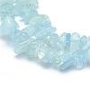 Natural Aquamarine Beads Strands X-G-P332-75-3