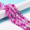 Drawbench & Baking Paint Glass Beads Strands GLAA-S176-09-2