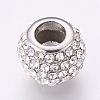 304 Stainless Steel European Beads STAS-O097-104B-2