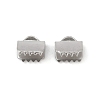 304 Stainless Steel Ribbon Crimp Ends STAS-E471-05H-P-1