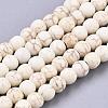 Synthetic Magnesite Beads Strands X-TURQ-S192-4mm-1-1