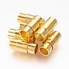Brass Locking Tube Magnetic Clasps MC076-G-1