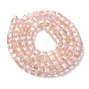 Electroplate Glass Beads Strands EGLA-D018-6x6mm-32-3