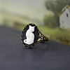 Alloy with Resin Finger Rings FS-WGE901F-02-2