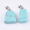 Synthetic Turquoise Pendants G-Q996-06-2