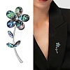 Abalone Shell Flower of Life Brooch PW-WG0AE00-01-2