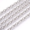 Tarnish Resistant 304 Stainless Steel Cable Chains CHS-L017-09C-1