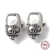 925 Thailand Sterling Silver Lobster Claw Clasps STER-D003-51AS-3