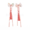 Bowknot Long Ribbon Alligator Hair Clip PHAR-D013-03C-2