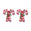 Christmas Style Printed Acrylic Cabochons MACR-O045-01F-2