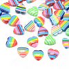 Resin Striped Cabochons CRES-S615-1