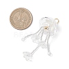 Glass Seed Beaded Jellyfish Big Pendants PALLOY-MZ01166-02-2