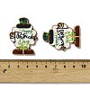 St. Patrick's Day Themes Printed Wood Pendants WOOD-V002-02F-3