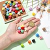 50Pcs Opaque Acrylic Beads OACR-CJ0002-65-4