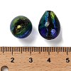Gradient Color & Luminous Handmade Silver Foil Lampwork Beads LAMP-I028-07B-5