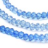 Transparent Painted Glass Beads Strands DGLA-A034-T1mm-A01-4