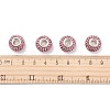 Grade A Rhinestone European Beads CPDL-H001-9-3