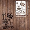 Large Plastic Reusable Drawing Painting Stencils Templates DIY-WH0202-034-2