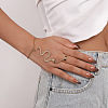 Alloy Chains Ring Bracelet WGC0D97-13-1