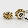 Grade A Rhinestone European Beads CPDL-H001-13-1