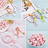 20Pcs Pink Cube Letter Silicone Beads 12x12x12mm Square Dice Alphabet Beads with 2mm Hole Spacer Loose Letter Beads for Bracelet Necklace Jewelry Making JX435R-7