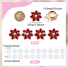 Alloy Cufflinks & 4-Hole Plastic Buttons HJEW-NB00250-2