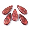 Dyed Synthetic Imperial Jasper Pendants G-P529-07I-1