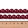 Lab Grown Red Corundum Beads Strands G-N351-01A-01-4