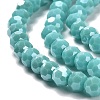 Electroplate Opaque Glass Beads Strands EGLA-A035-P4mm-A12-3