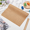 Ostrich PVC Imitation Leather Fabric DIY-WH0028-10A-02-5