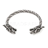 Viking 304 Stainless Steel Open Cuff Bangles for Men BJEW-U001-07D-G-2