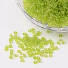12/0 Frosted Round Glass Seed Beads X-SEED-A008-2mm-M4-1