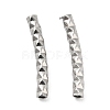Non-Tarnish 304 Stainless Steel Tube Beads STAS-B047-29A-P-1