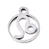 201 Stainless Steel Charms STAS-Q237-M003-7-3