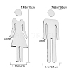 ABS Male & Female Bathroom Sign Stickers DIY-WH0181-20B-2