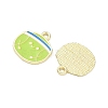 Tennis Alloy Enamel Pendants AL-CBA292F-02I-G-2