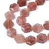 Natural Strawberry Quartz Beads Strands G-N368-01A-13-4