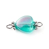 Eco-Friendly Transparent Acrylic Links Connectors PALLOY-JF00750-01-4