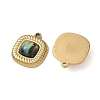 Natural Paua Shell Pendants SA-CBA11D7-28B-G-2
