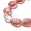 Cherry Quartz Glass Beads Strands G-P561-B09-01-4