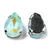 Mocha Fluorescent(MI) Teardrop Sew on Rhinestone GGLA-R043-02B-P05-2