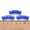 Opaque Spray Painted Acrylic Beads X1-MACR-S372-002F-B02-4