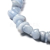 Natural Ang Chips Beads Stretch Bracelets BJEW-JB06621-4