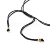 Adjustable Nylon Thread Braided Bead Bracelets BJEW-JB06262-4