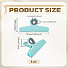 Stainless Steel & TPR Plastic Bag Sealing Clip AJEW-WH0604-64-2