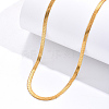 Stainless Steel Herringbone Chain Necklace for Women NW8434-1-3