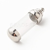 304 Stainless Steel Glass Bottle Pendants STAS-O160-03P-2