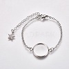 Tarnish Resistant 304 Stainless Steel Bracelet Making STAS-L248-006P-B-1