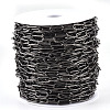 Unwelded Iron Paperclip Chains CH-S125-09B-B-3