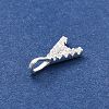 925 Sterling Silver with Cubic Zirconia Charms STER-Q004-01A-S-2